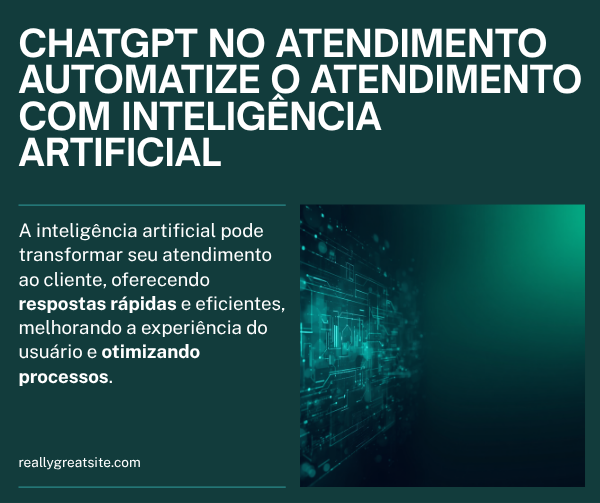 ChatGPT atendimento cliente automação